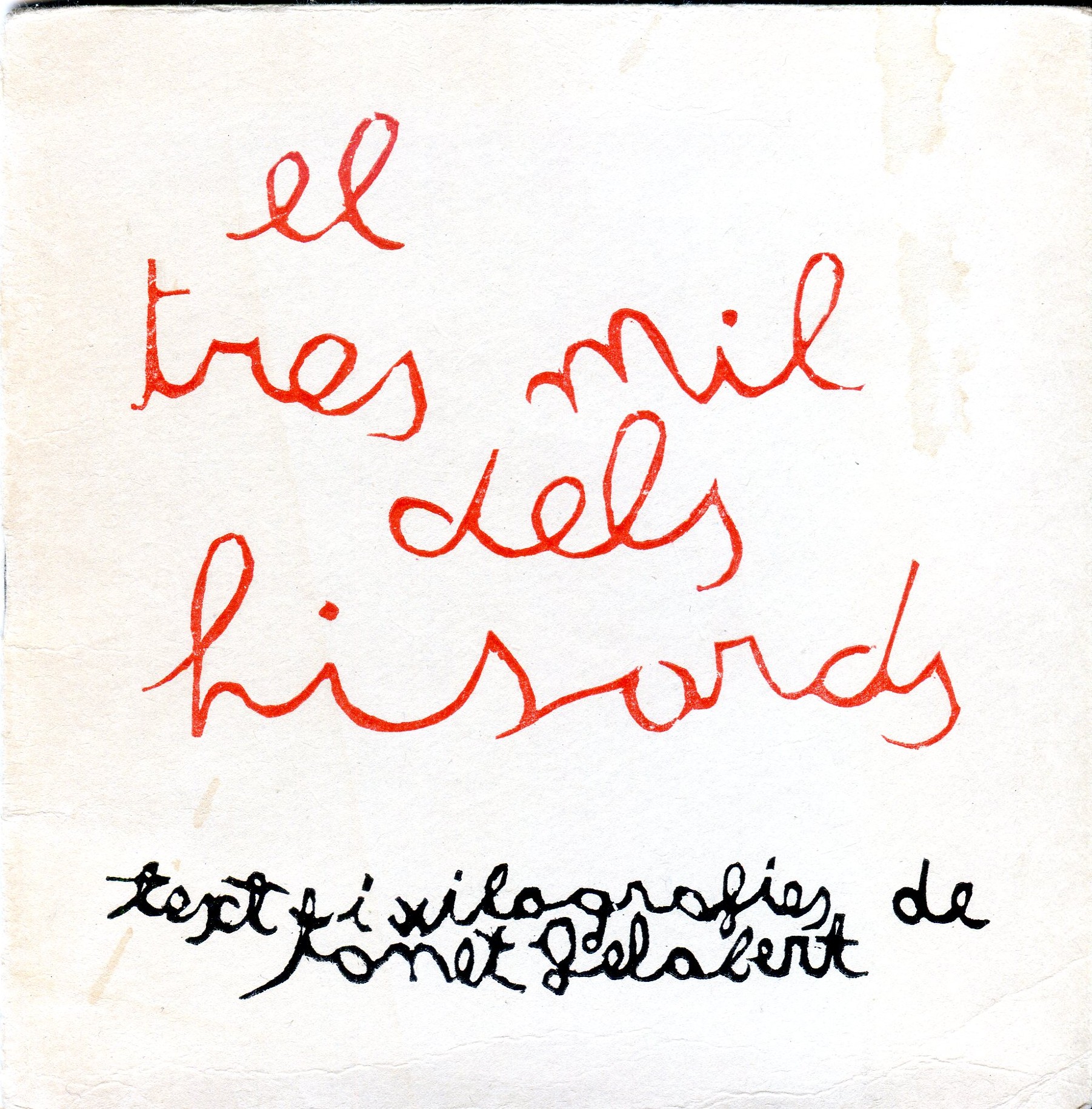 tres mil dels hisards, El - Portada